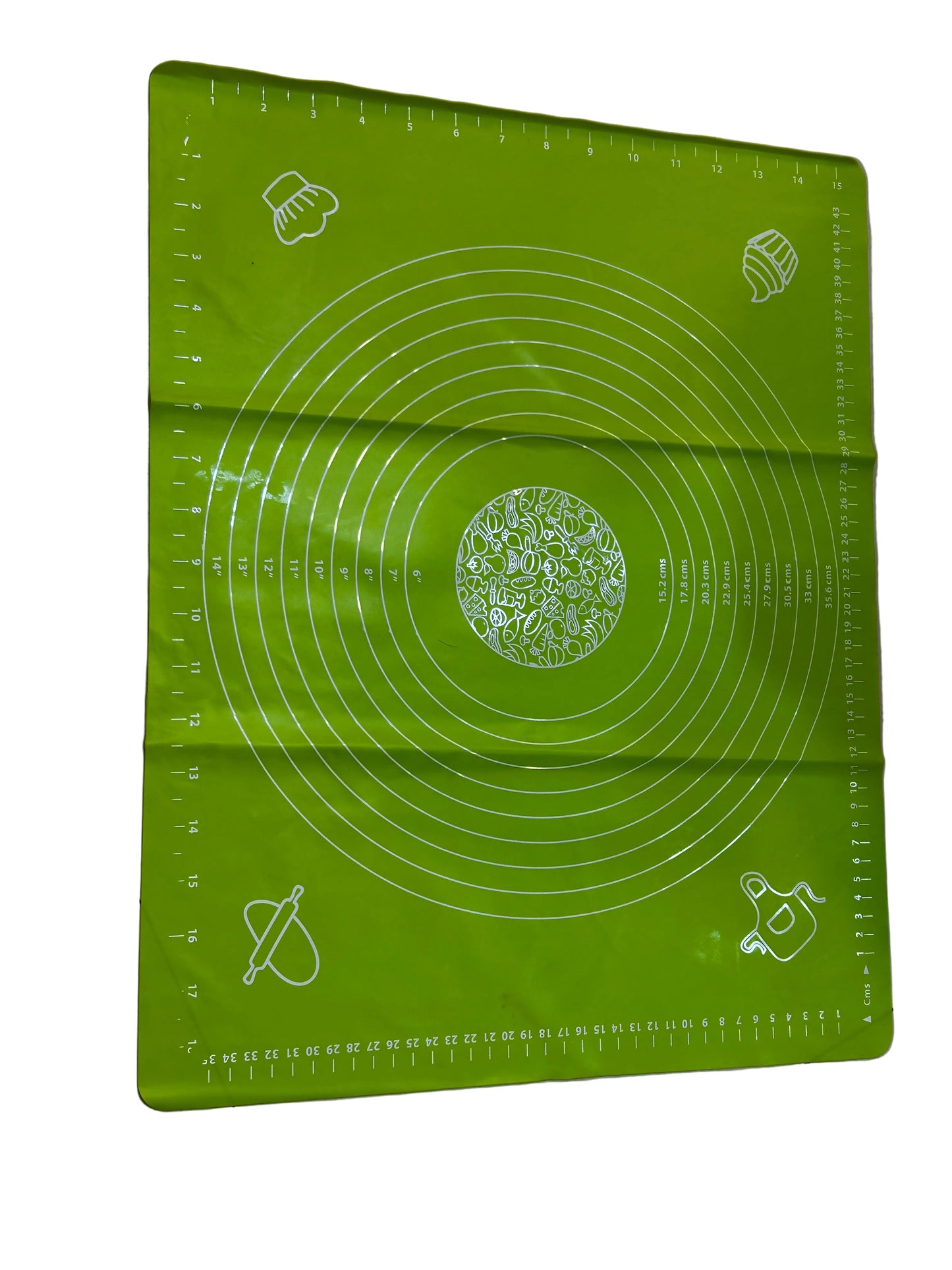 Heaven® Silicone Baking Mat, Non-Stick Pastry & Dough Rolling Mat, Extra Large Roti & Pizza Making Sheet with Measurements, Non-Slip & Heat Resistant, 40 × 50 cm