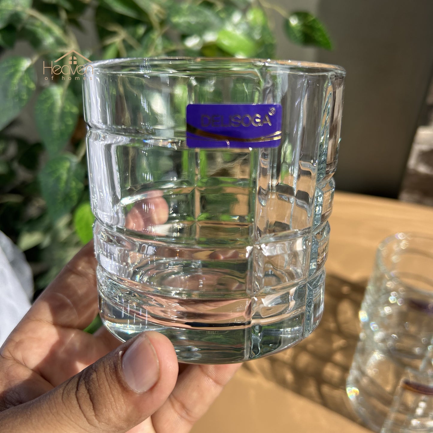 Delisoga® 340 ml Transparent Elegance Drinking Glasses 340 ml of Pure Style and Practicality KB237C - Heaven of homes - Sale Pakistan