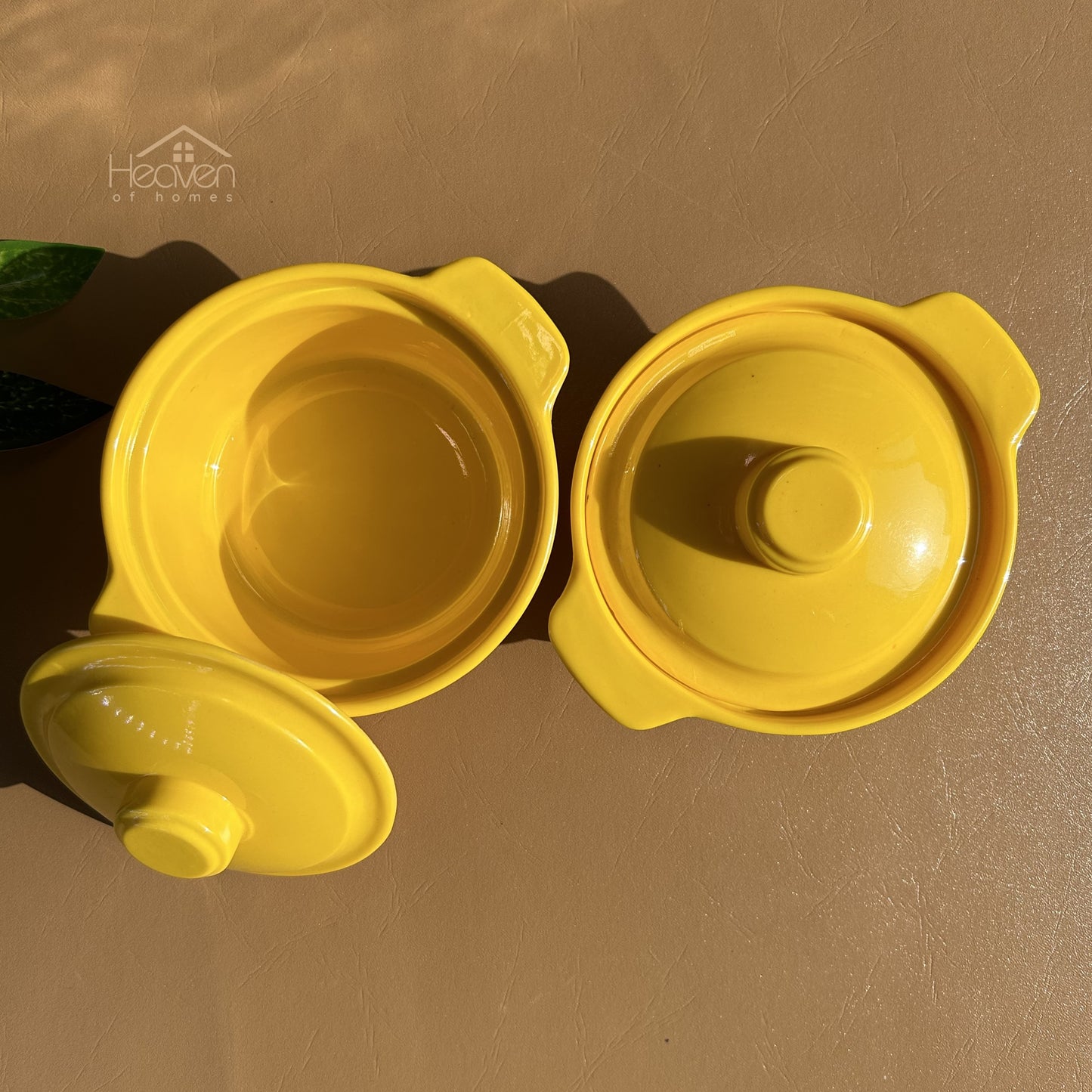 Heaven Set of 2 Melamine Bowls with Lid Microwave Safe - Heaven of homes - Sale Pakistan