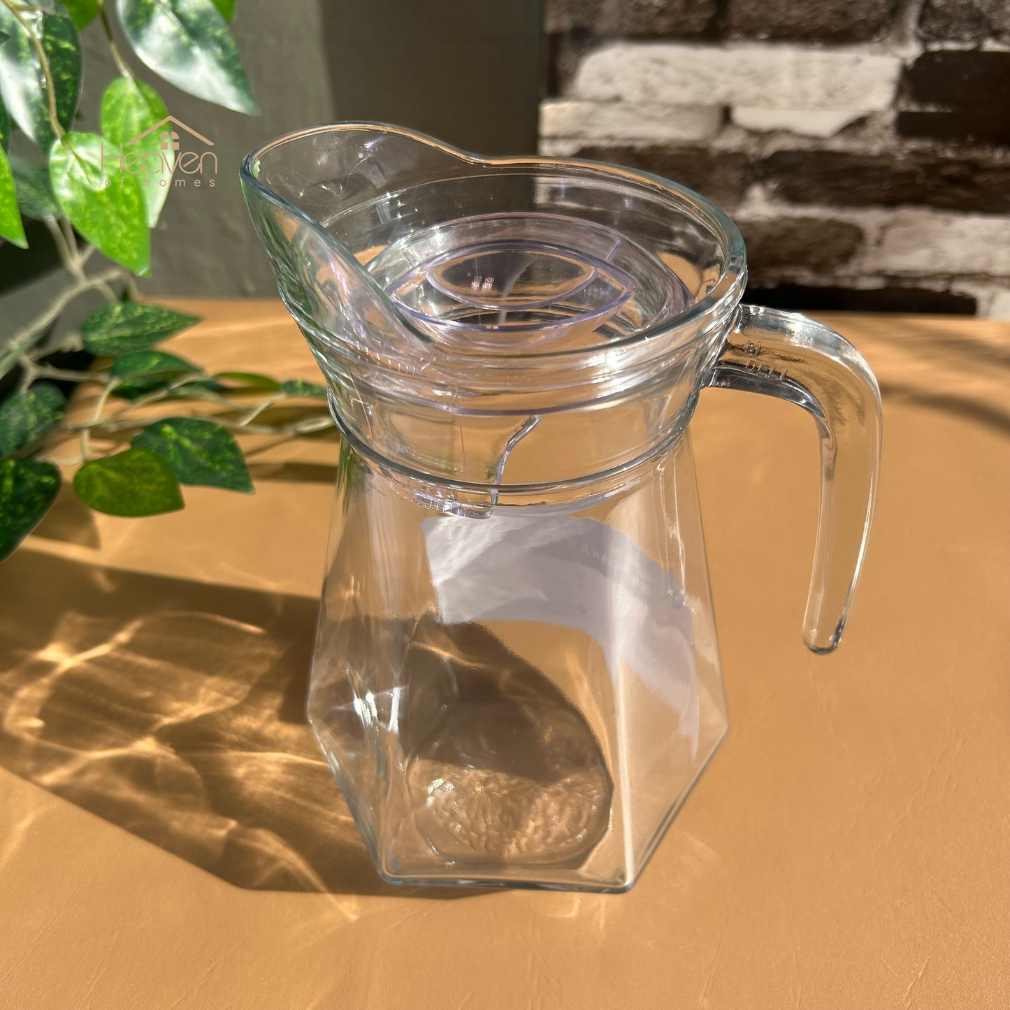 Delisoga® Premium 1.7-Liter Glass Serving Jug – Elegant Pitcher for Juice & Drinks - Heaven of homes - Sale Pakistan