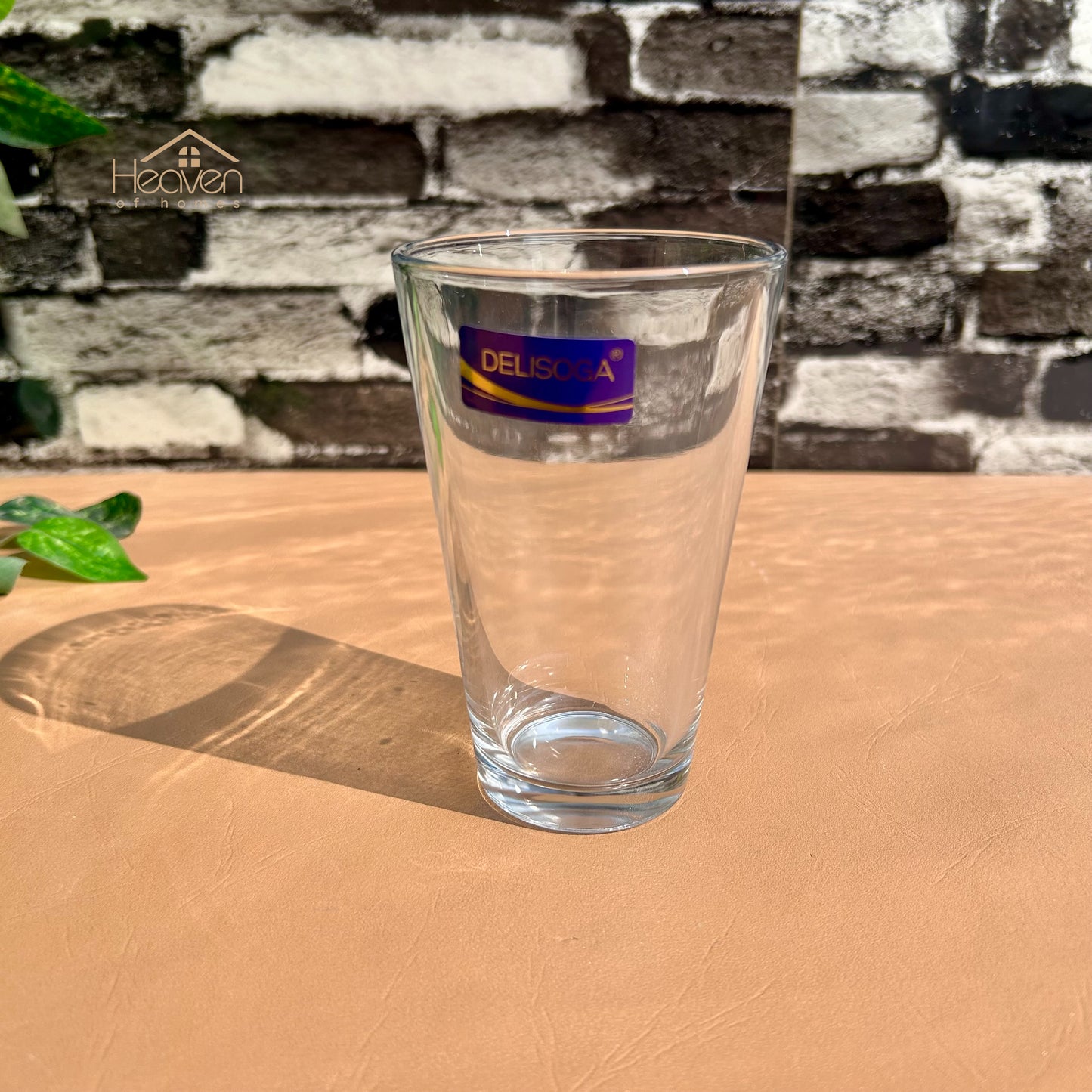 Delisoga® 6-Peice 315ml Glass Tumblers – Transparent Glasses for Daily Use - Y5076