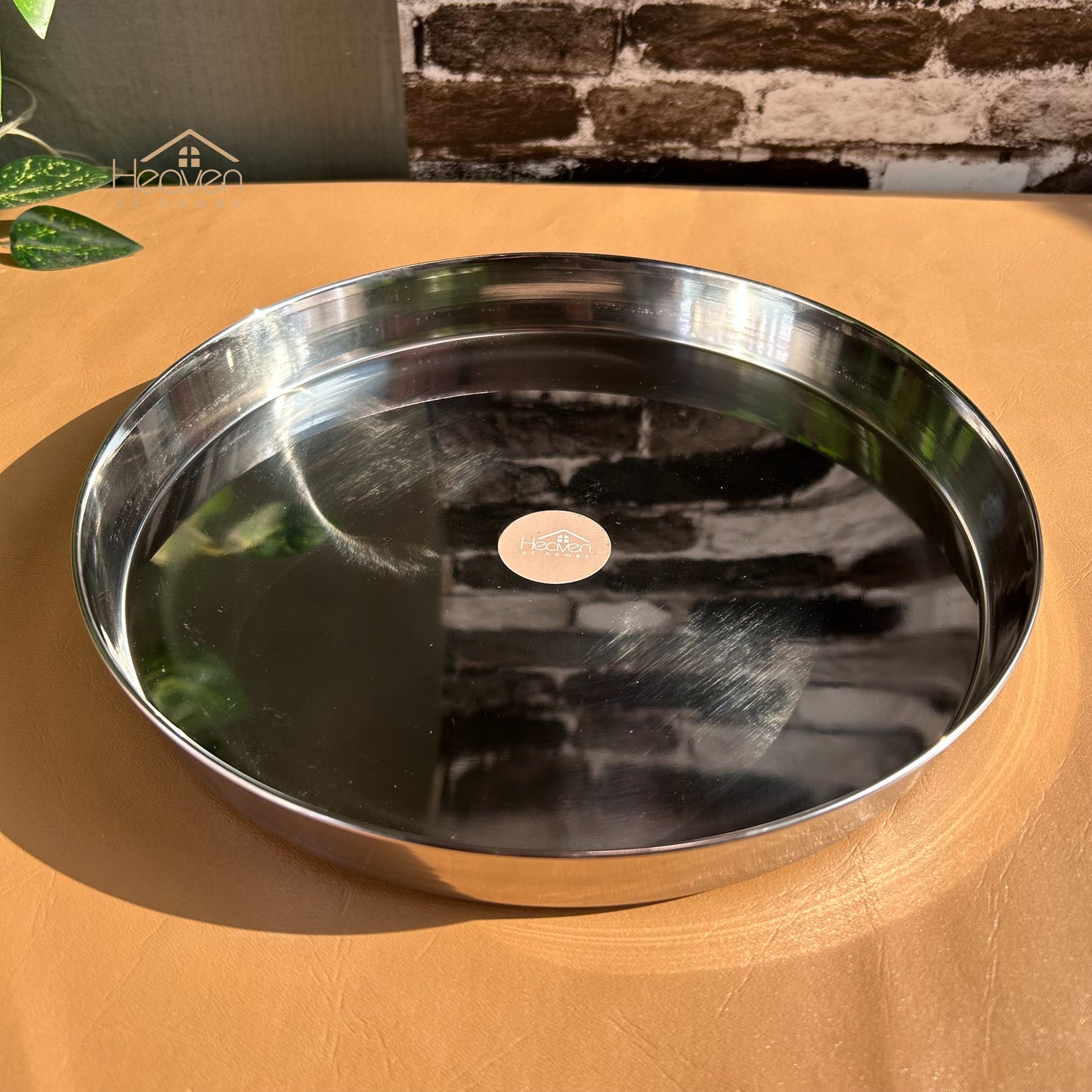 Indian Style Thaali | Pure Stainless Steel Dinnerware - Heaven of homes - Sale Pakistan
