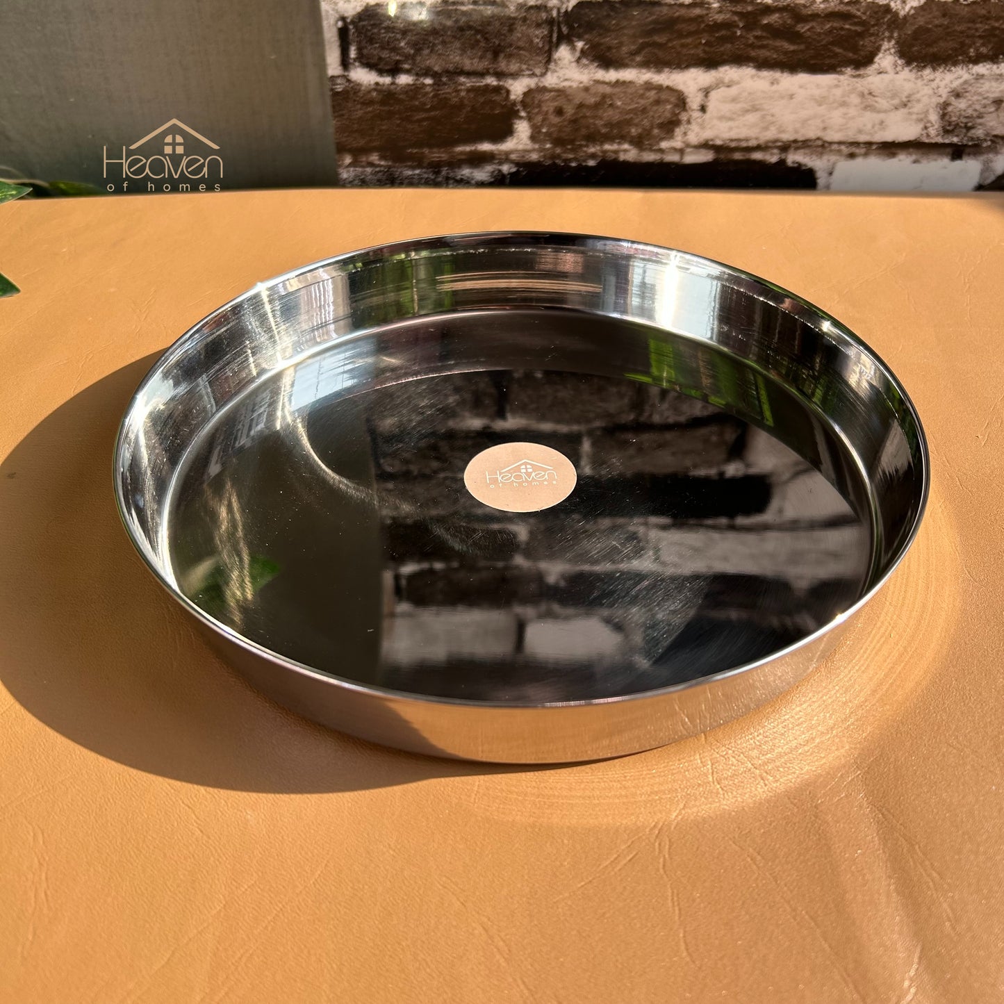 Indian Style Thaali | Pure Stainless Steel Dinnerware - Heaven of homes - Sale Pakistan