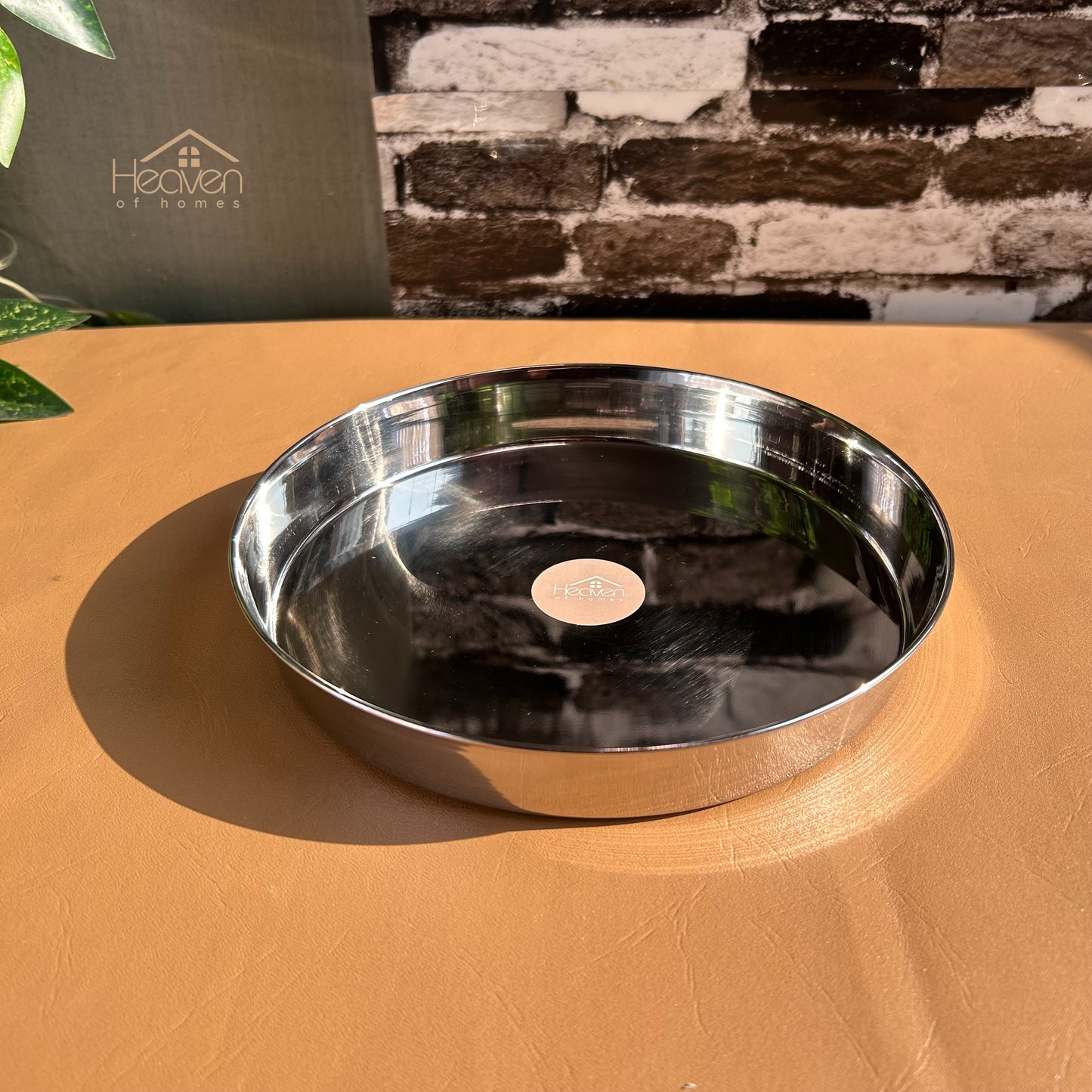 Indian Style Thaali | Pure Stainless Steel Dinnerware - Heaven of homes - Sale Pakistan