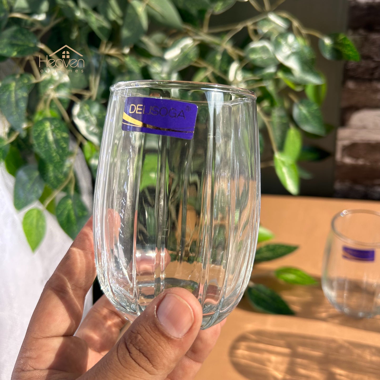 Delisoga® 380 ml Transparent Elegance Drinking Glasses of Pure Style and Class - Heaven of homes - Sale Pakistan