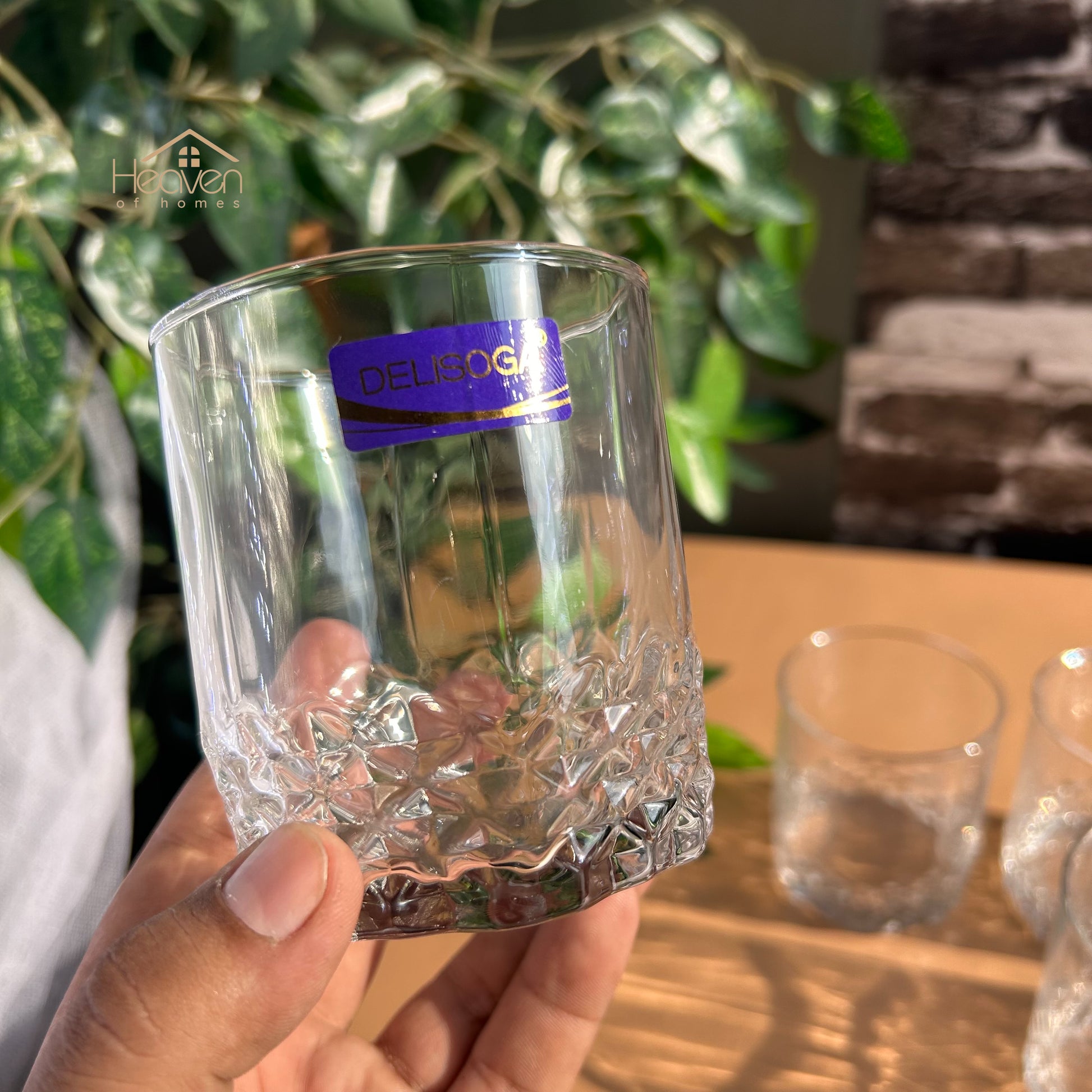 Delisoga® 340 ml Transparent Elegance Drinking Glasses 340 ml of Pure Style and Practicality - Heaven of homes - Sale Pakistan