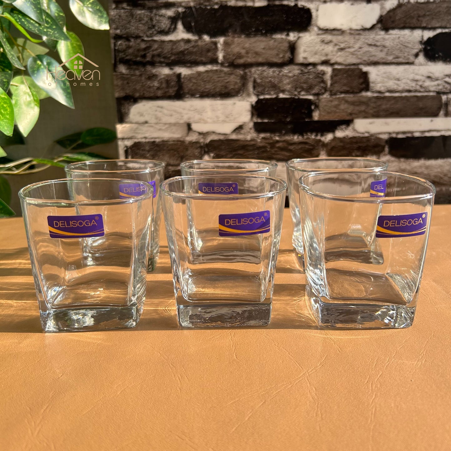 Delisoga® 290 ml Transparent Elegance Drinking Glasses 290 ml of Pure Style and Class - Heaven of homes - Sale Pakistan
