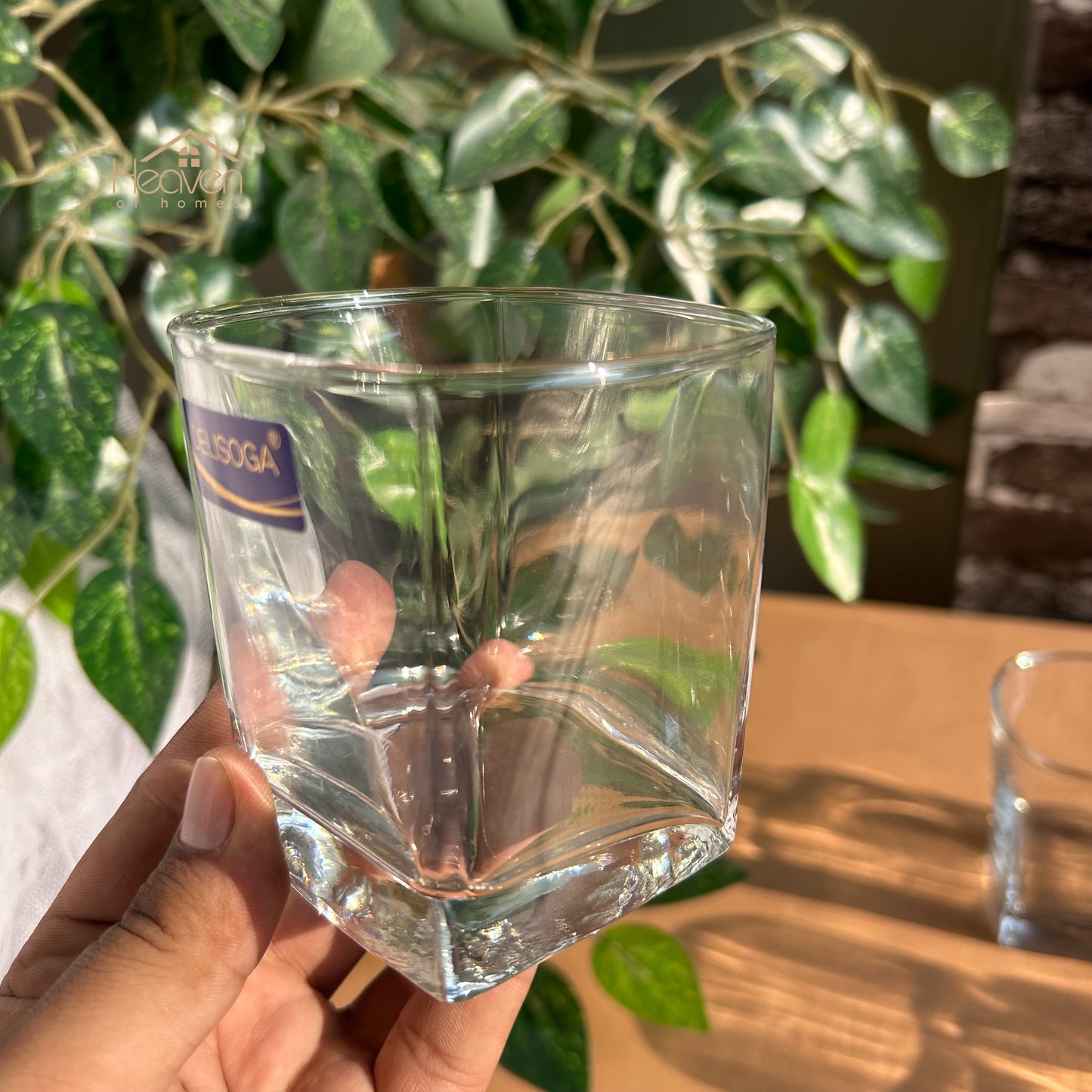 Delisoga® 290 ml Transparent Elegance Drinking Glasses 290 ml of Pure Style and Class - Heaven of homes - Sale Pakistan