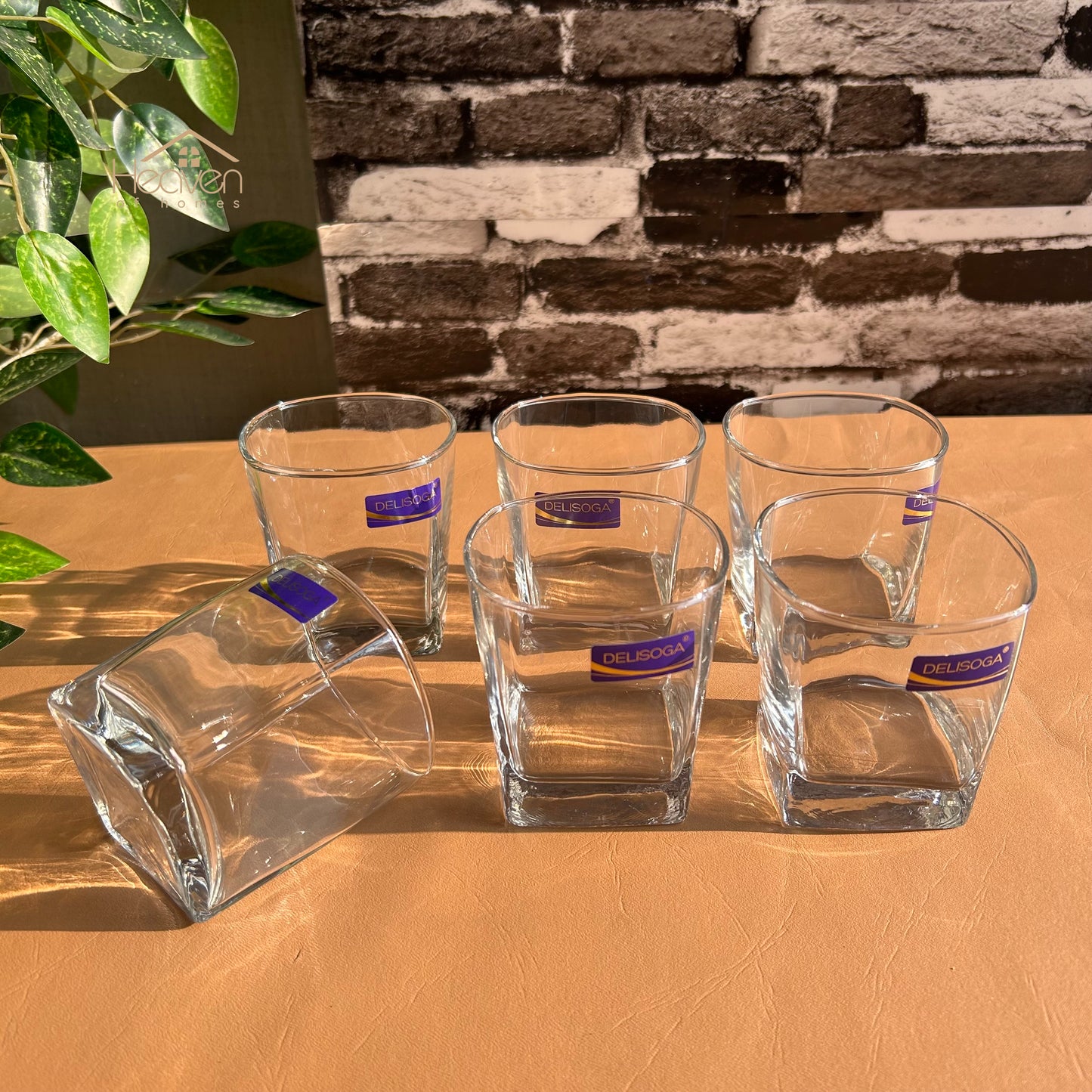 Delisoga® 290 ml Transparent Elegance Drinking Glasses 290 ml of Pure Style and Class - Heaven of homes - Sale Pakistan