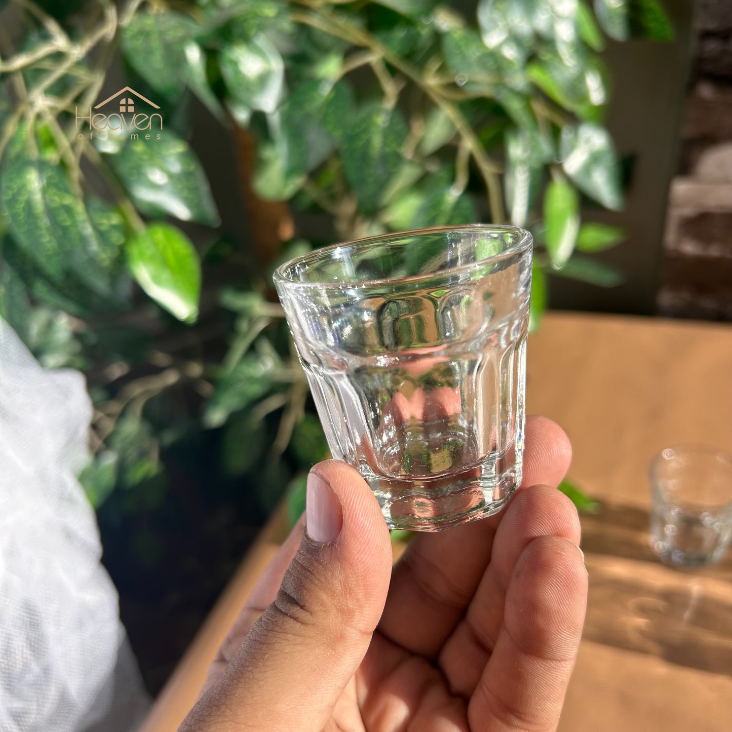Heaven of Homes Zam Zam Mini Glasses – Set of 6 for Decor or Candle Crafting - Heaven of homes - Sale Pakistan