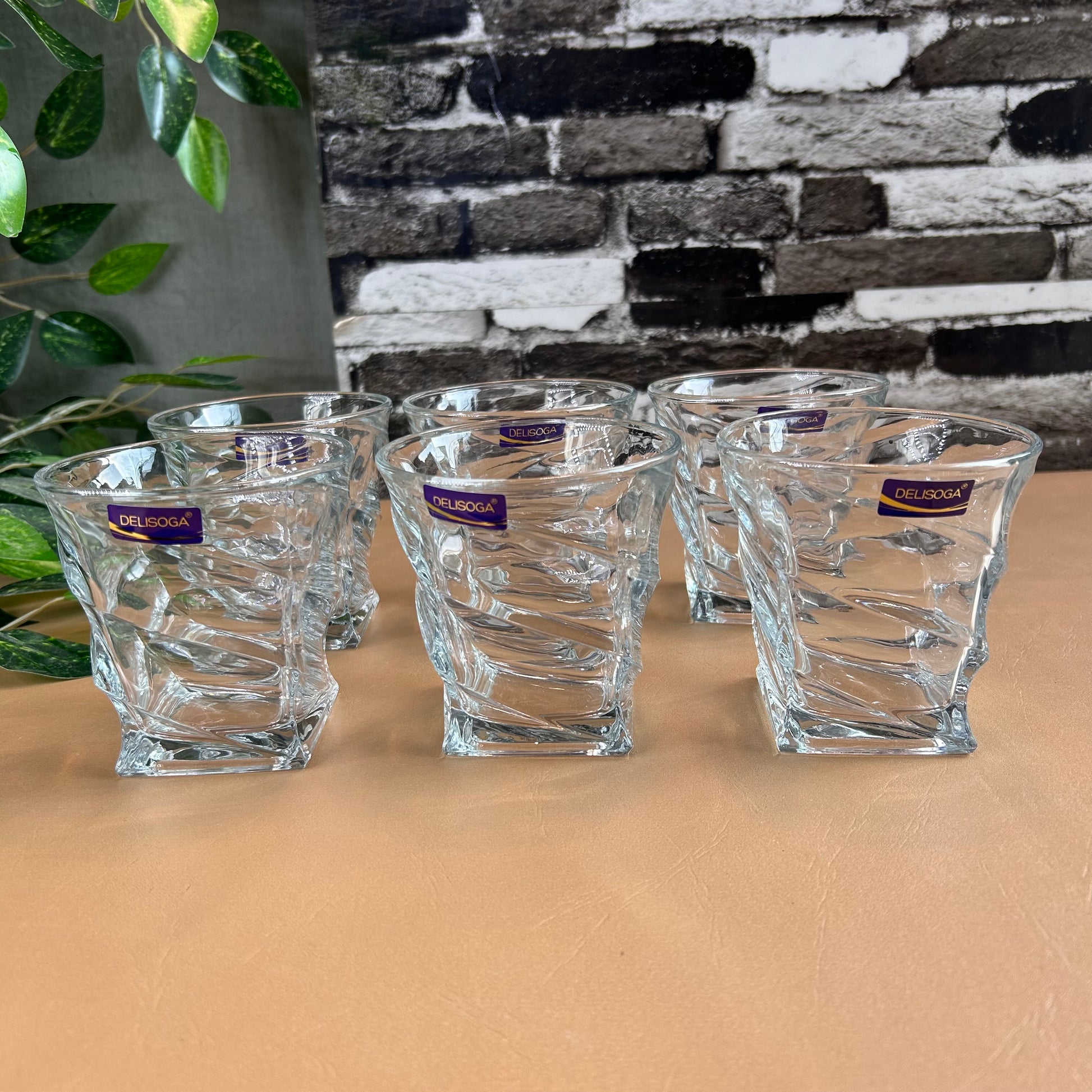 Delisoga® 340 ml Transparent Elegance Drinking Glasses 340 ml Premium Glasses - Heaven of homes - Sale Pakistan