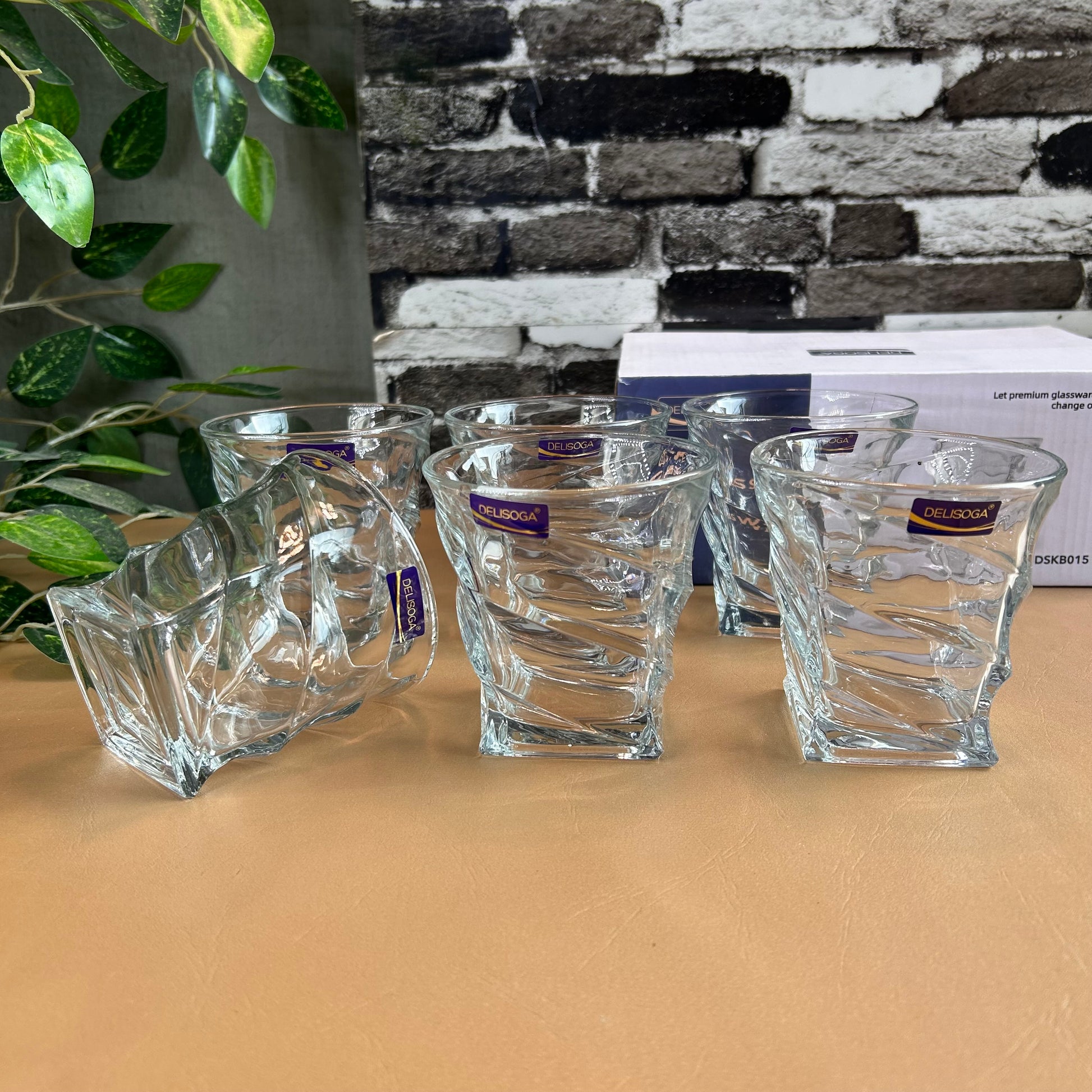 Delisoga® 340 ml Transparent Elegance Drinking Glasses 340 ml Premium Glasses - Heaven of homes - Sale Pakistan