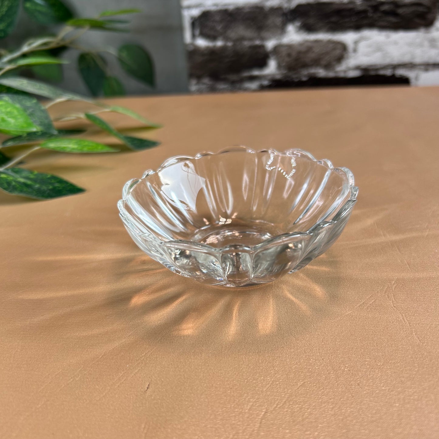 Royal Set of 6 Fruit Bowls Transparent Glass 3 Inches Each Clear Glass Custard Bowls Lovely Bowls - Heaven of homes - Sale Pakistan