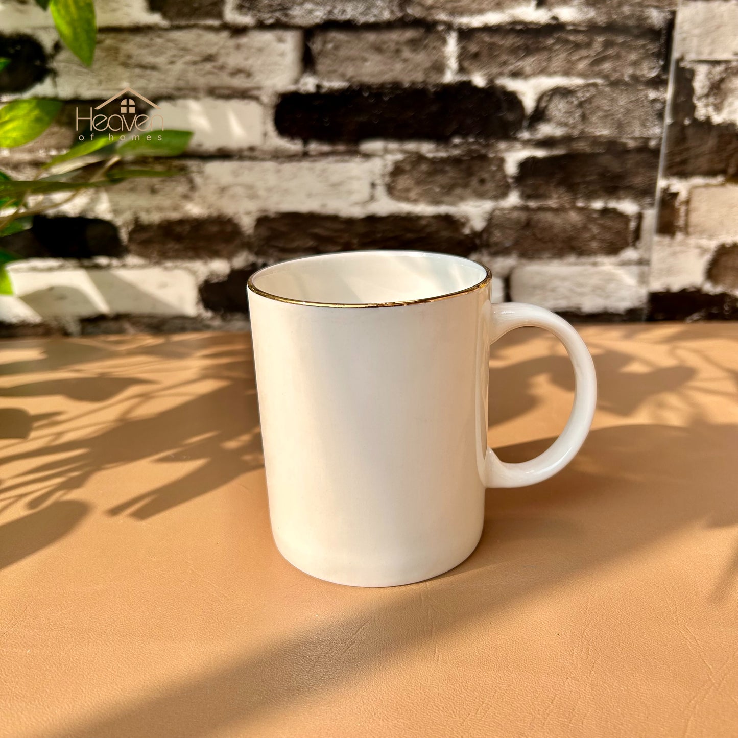 Heaven Set of 6 Weightless White Bone China Coffee & Tea Mugs – Elegant & Durable 300 ML - Heaven of homes - Sale Pakistan