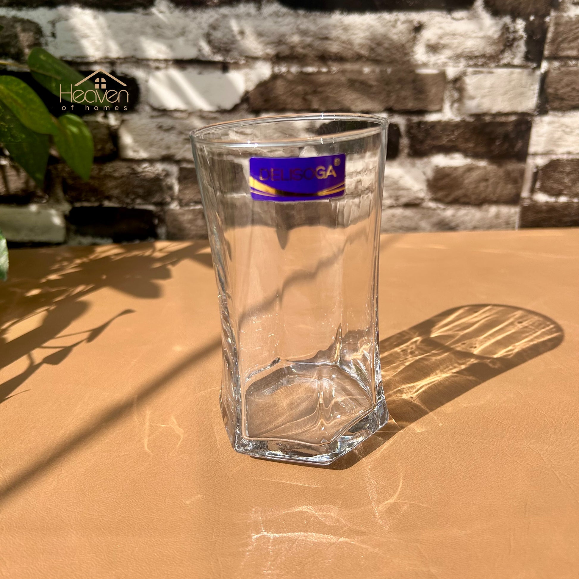 Delisoga® 330 ml Transparent Crystal Clear Drinking Glasses Set of 6 - Heaven of homes - Sale Pakistan