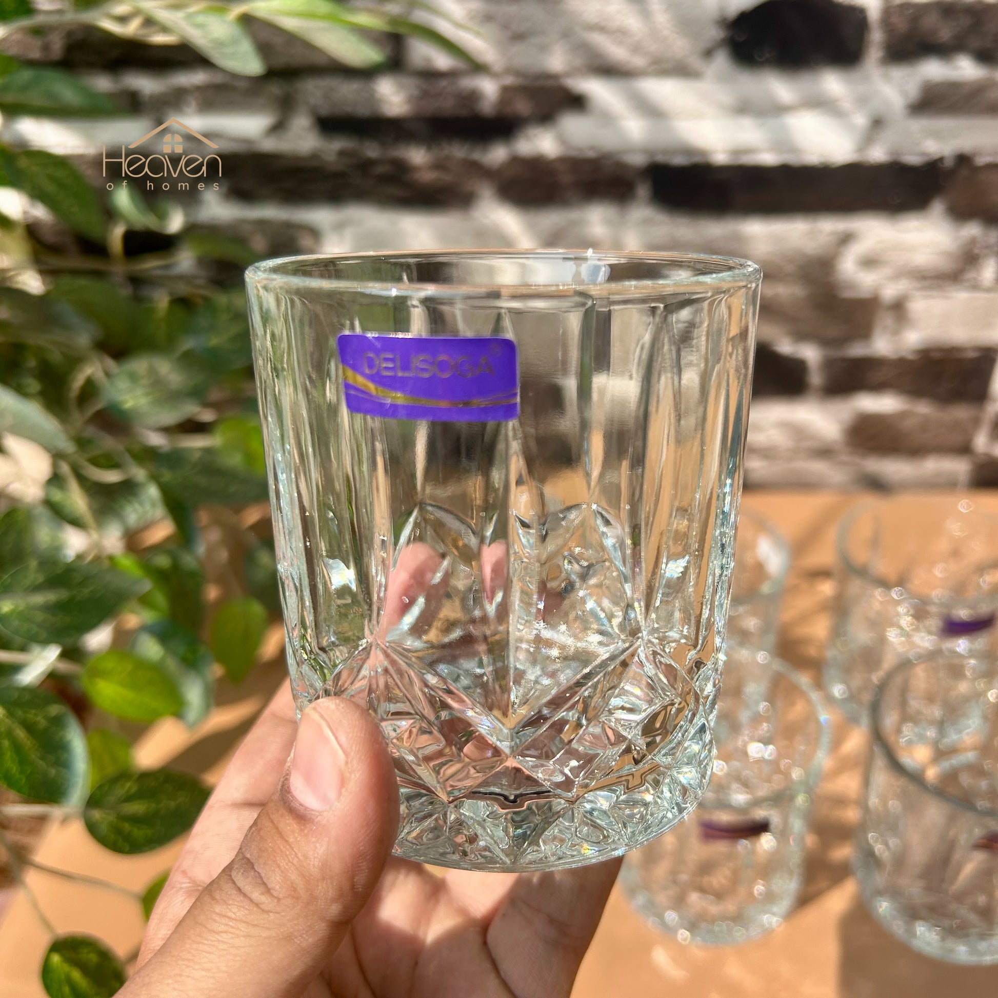 Delisoga® Classic Glasses Set - 6-Piece Collection | Elegant 330 ml Tumblers - Heaven of homes - Sale Pakistan