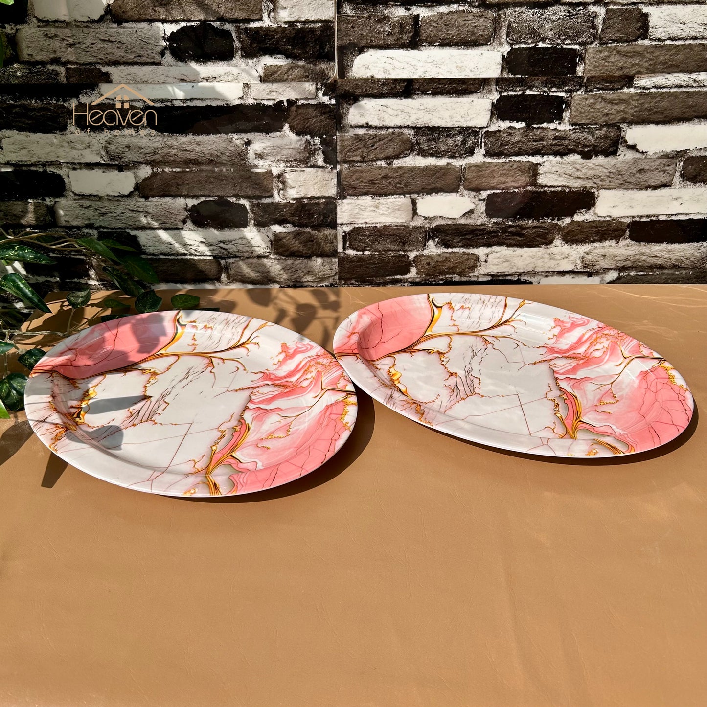 Melamine 6-Person Serving Dinner Set 36-Pieces Melamine Dinner Set – Trending Stain-Proof Double Glazed | Elegant Tableware - Heaven of homes - Sale Pakistan