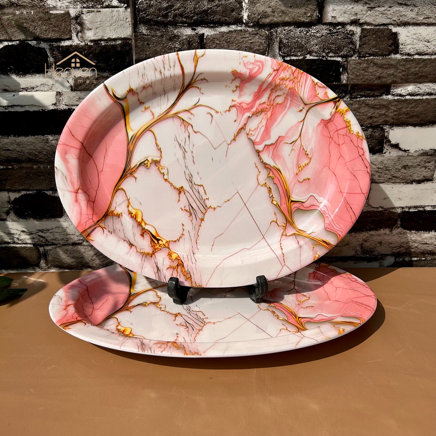 Melamine 6-Person Serving Dinner Set 36-Pieces Melamine Dinner Set – Trending Stain-Proof Double Glazed | Elegant Tableware - Heaven of homes - Sale Pakistan