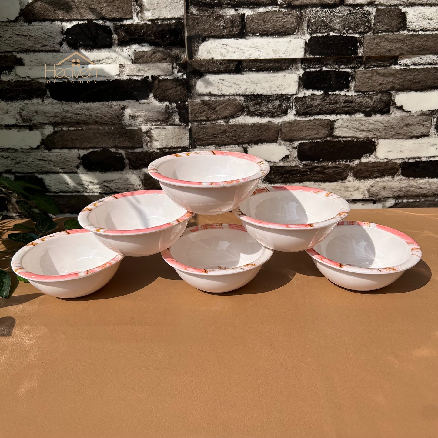 Melamine 6-Person Serving Dinner Set 36-Pieces Melamine Dinner Set – Trending Stain-Proof Double Glazed | Elegant Tableware - Heaven of homes - Sale Pakistan