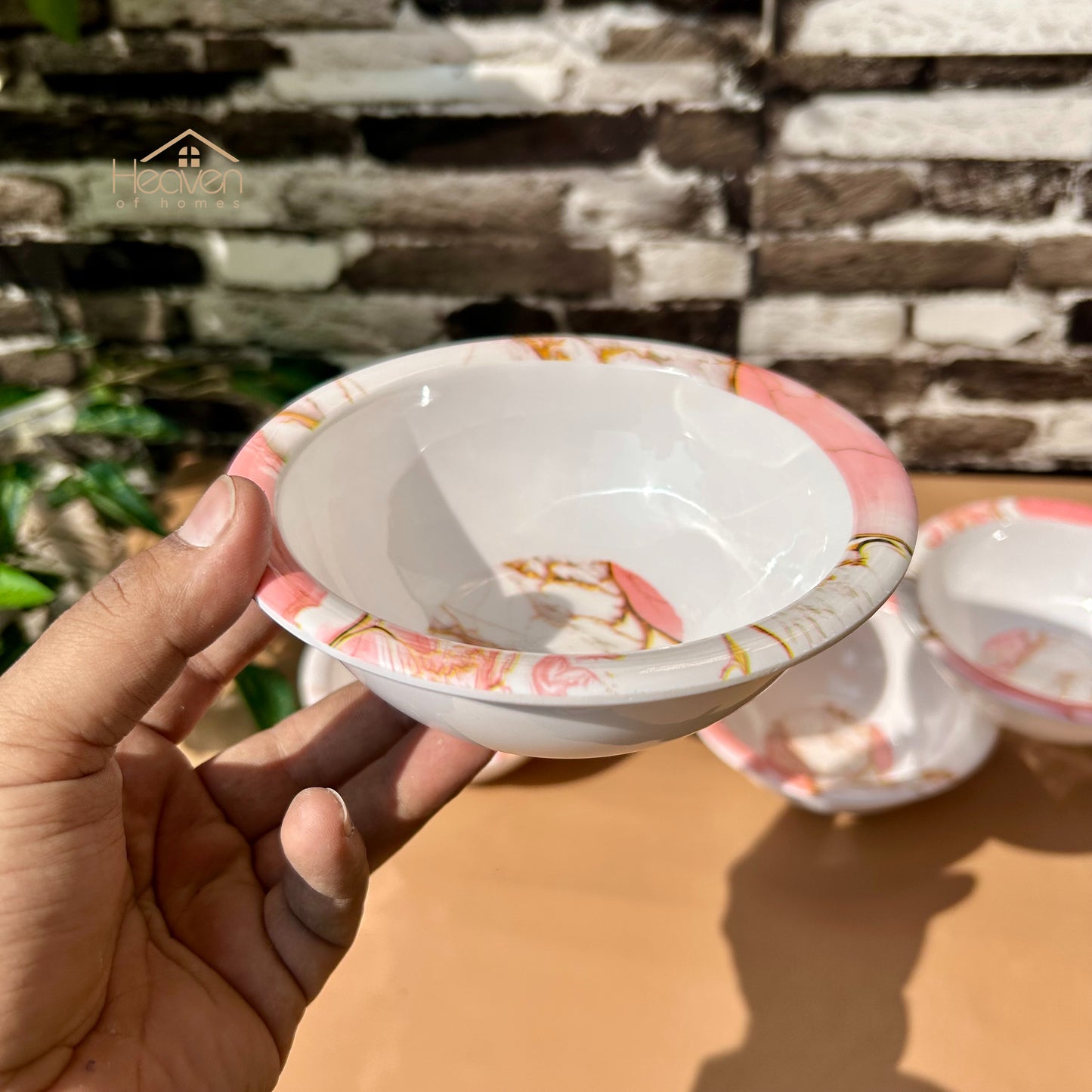 Melamine 6-Person Serving Dinner Set 36-Pieces Melamine Dinner Set – Trending Stain-Proof Double Glazed | Elegant Tableware - Heaven of homes - Sale Pakistan