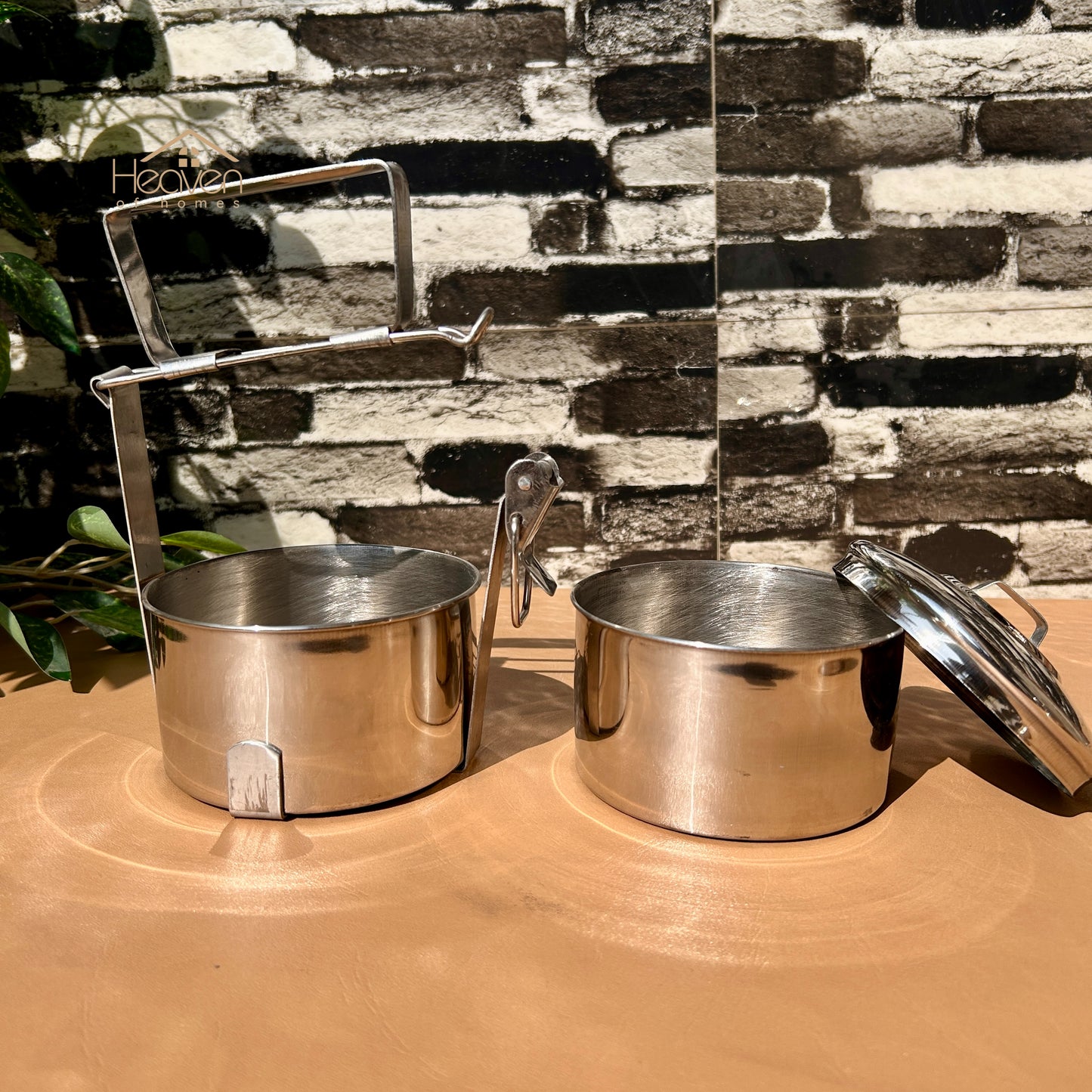 Heaven® Stainless Steel Lunch Tiffin Box – Durable & Food-Safe