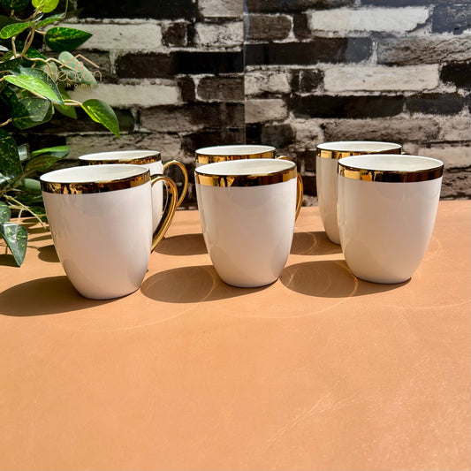 Heaven® 6-piece Bone China Coffee & Tea Mug Set – 310ml Elegant & Durable #4 E.P