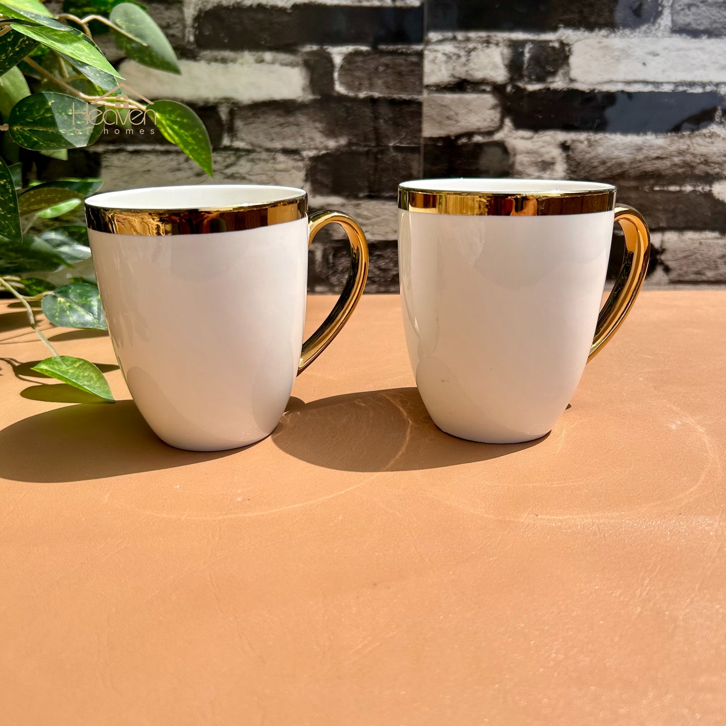 Heaven® 6-piece Bone China Coffee & Tea Mug Set – 310ml Elegant & Durable #4 E.P