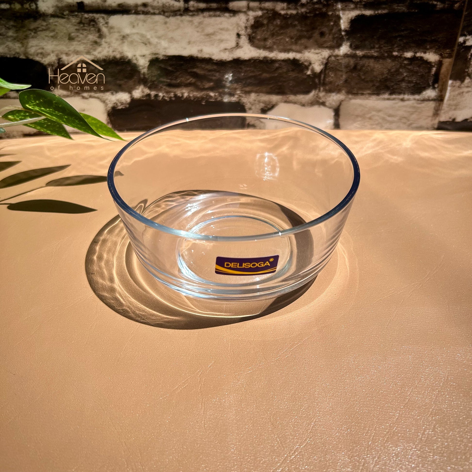 Delisoga® Set of 6 Clear Glass Soup Bowls - 5.5 Inch Transparent Design - Heaven of homes - Sale Pakistan