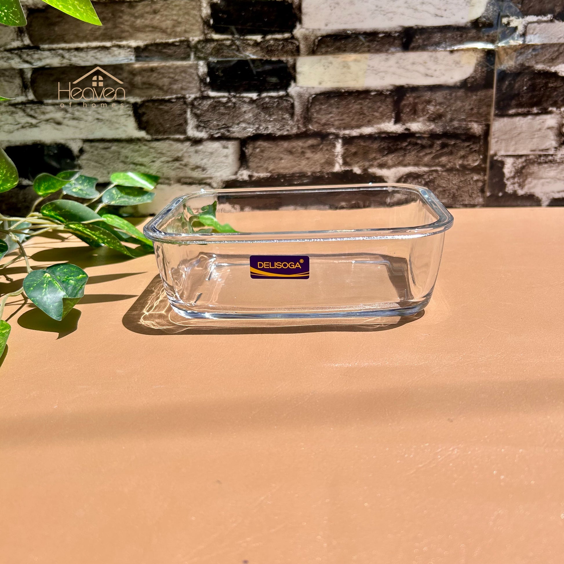 Delisoga® Glass Food Storage Containers – Set of 3 Stackable Trays & Bowls Microwave Safe Dishes - Heaven of homes - Sale Pakistan