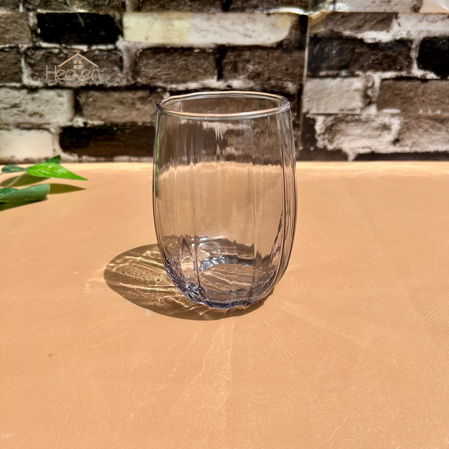 Delisoga® Set of 6 Smoke Grey Drinking Glasses – 380ml Elegant Glassware for Water, Juice & Cocktails - Heaven of homes - Sale Pakistan