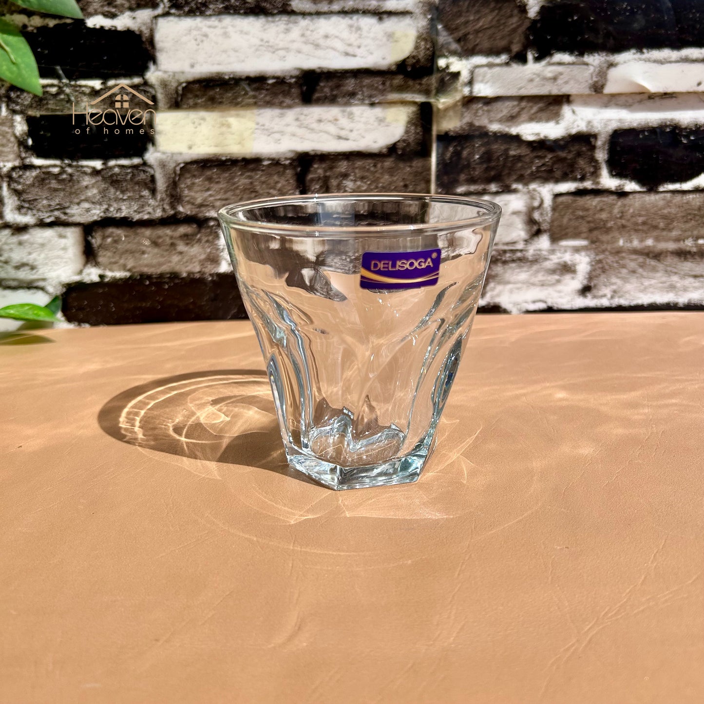 Delisoga® Set of 6 Glass Tumbler Set – 340ml Clear Drinking Glasses for Water, Juice, Cocktails & More - Heaven of homes - Sale Pakistan