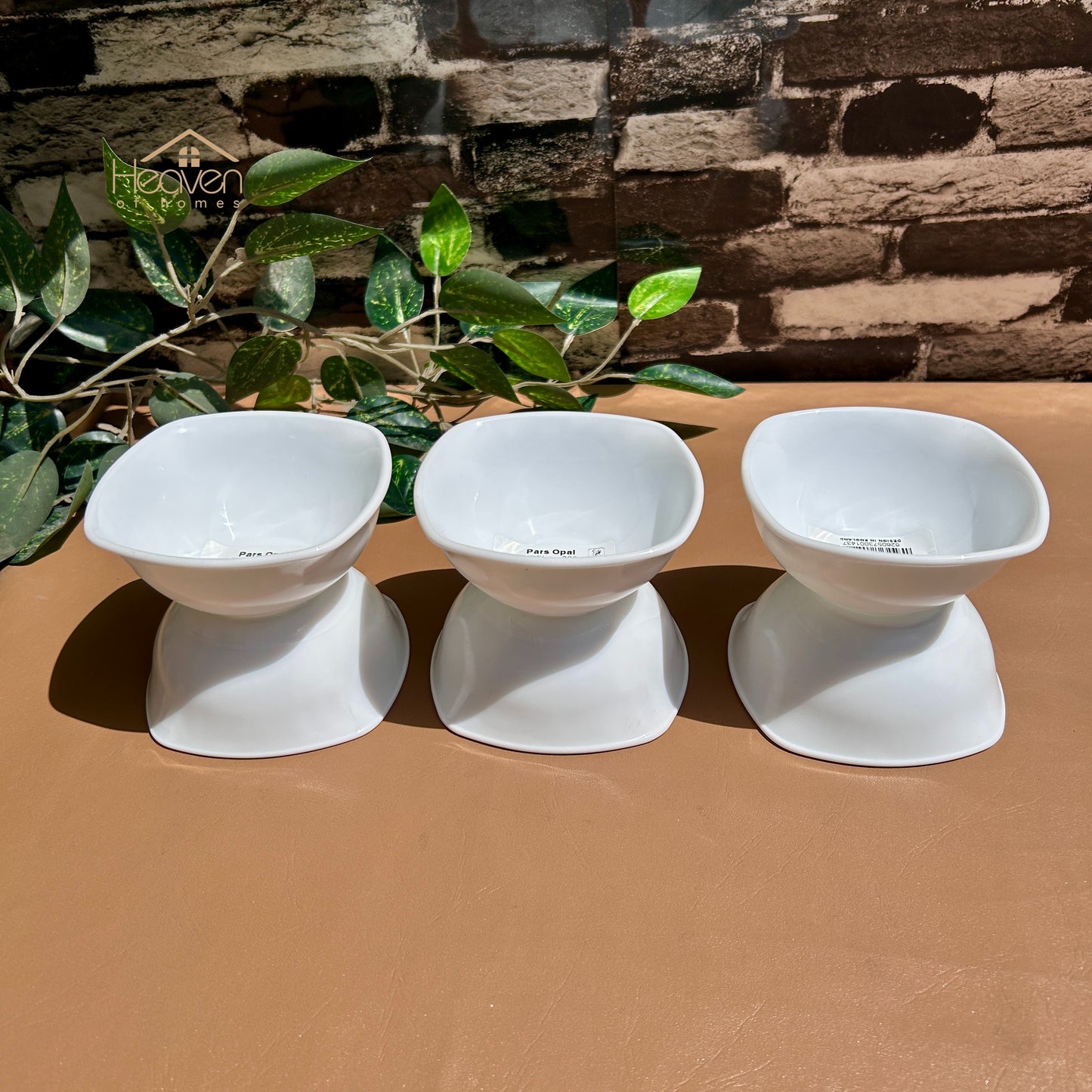 Opal® Set of 6 Marble Fruit Bowls | Premium Serving Bowls for Fruits, Desserts & Snacks 4 Inches