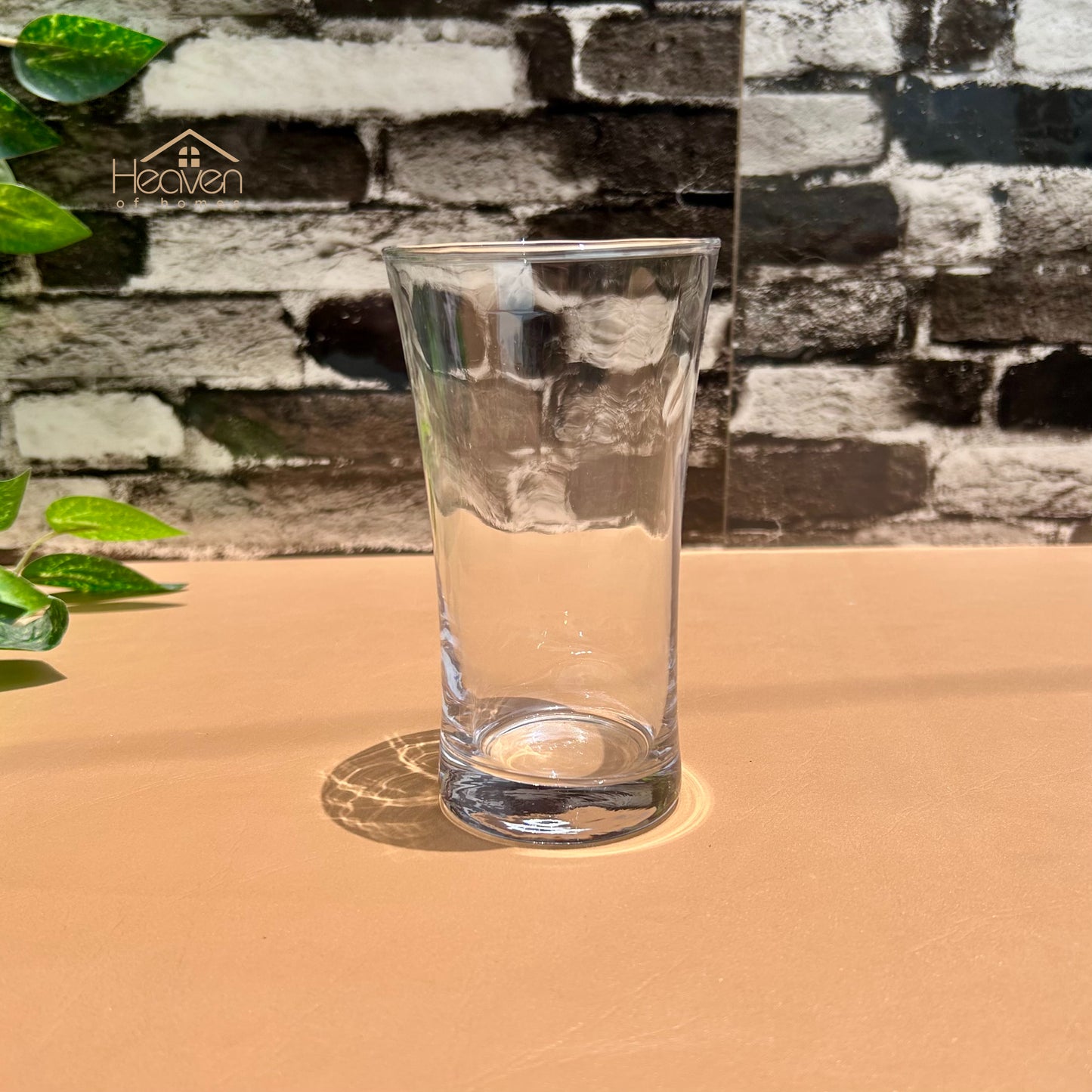 Delisoga® Set of 6 Drinking Glasses – Elegant and Stylish Glassware 280 ML - Model no. J7022-3 - Heaven of homes - Sale Pakistan