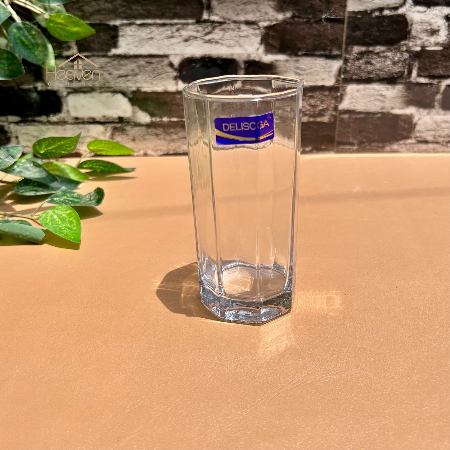 Delisoga® Elegant Classic Glass Tumbler Set – 6-Piece 365ml Long Drinking Glasses - Heaven of homes - Sale Pakistan