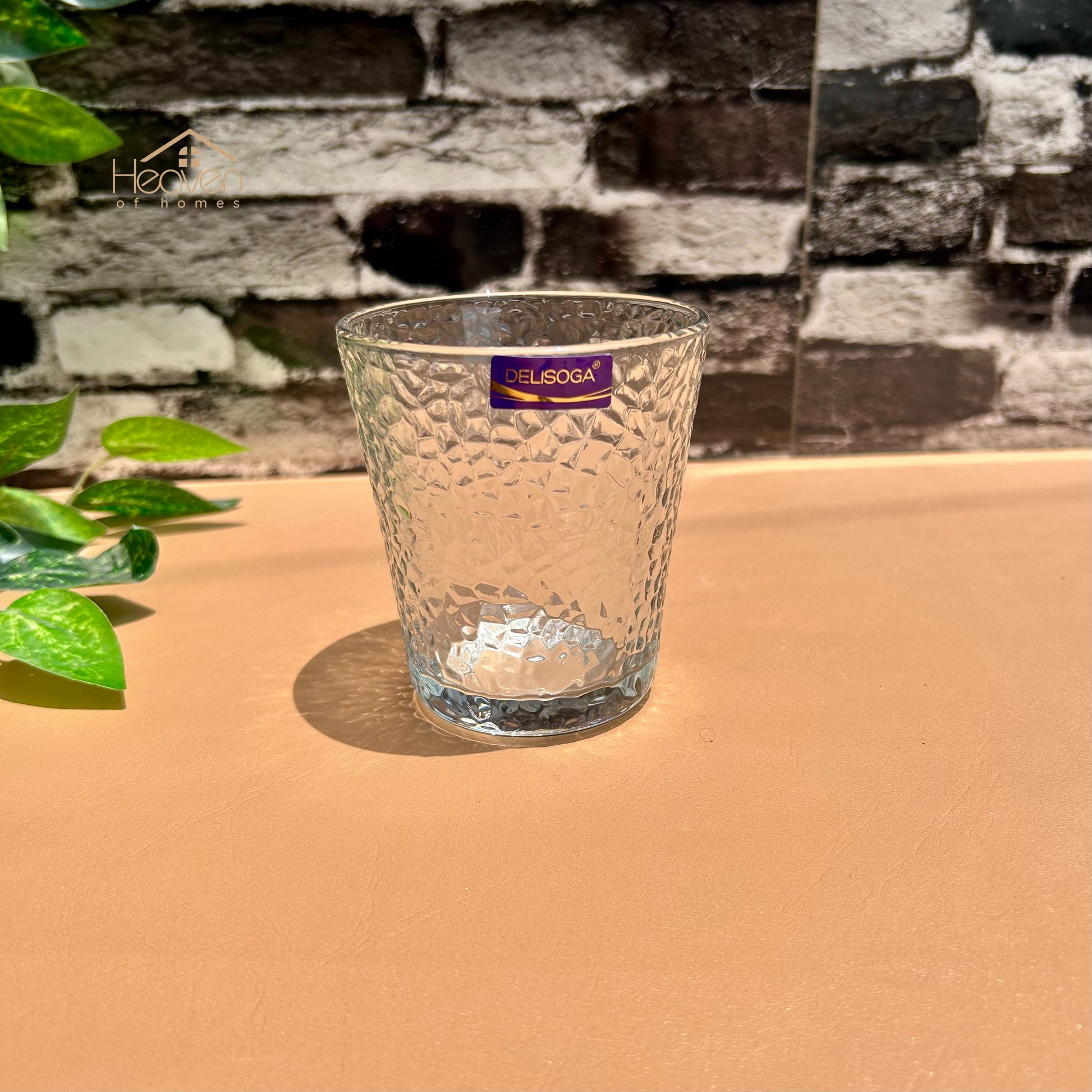 Delisoga® Transparent Glass Tumbler Set – 6-Piece Drinkware for Water, Juice & More - DSY5840 - Heaven of homes - Sale Pakistan