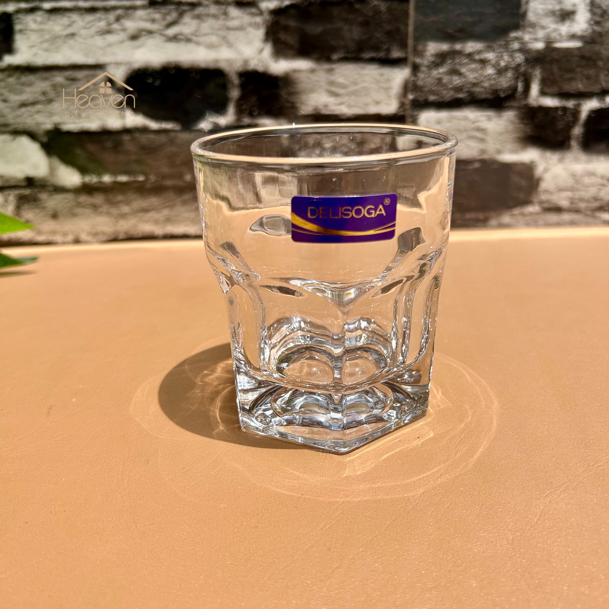 Delisoga® Set of 6 Drinking Glasses – 285ml Clear Glass Tumblers for Everyday Use - Y5170-2 - Heaven of homes - Sale Pakistan