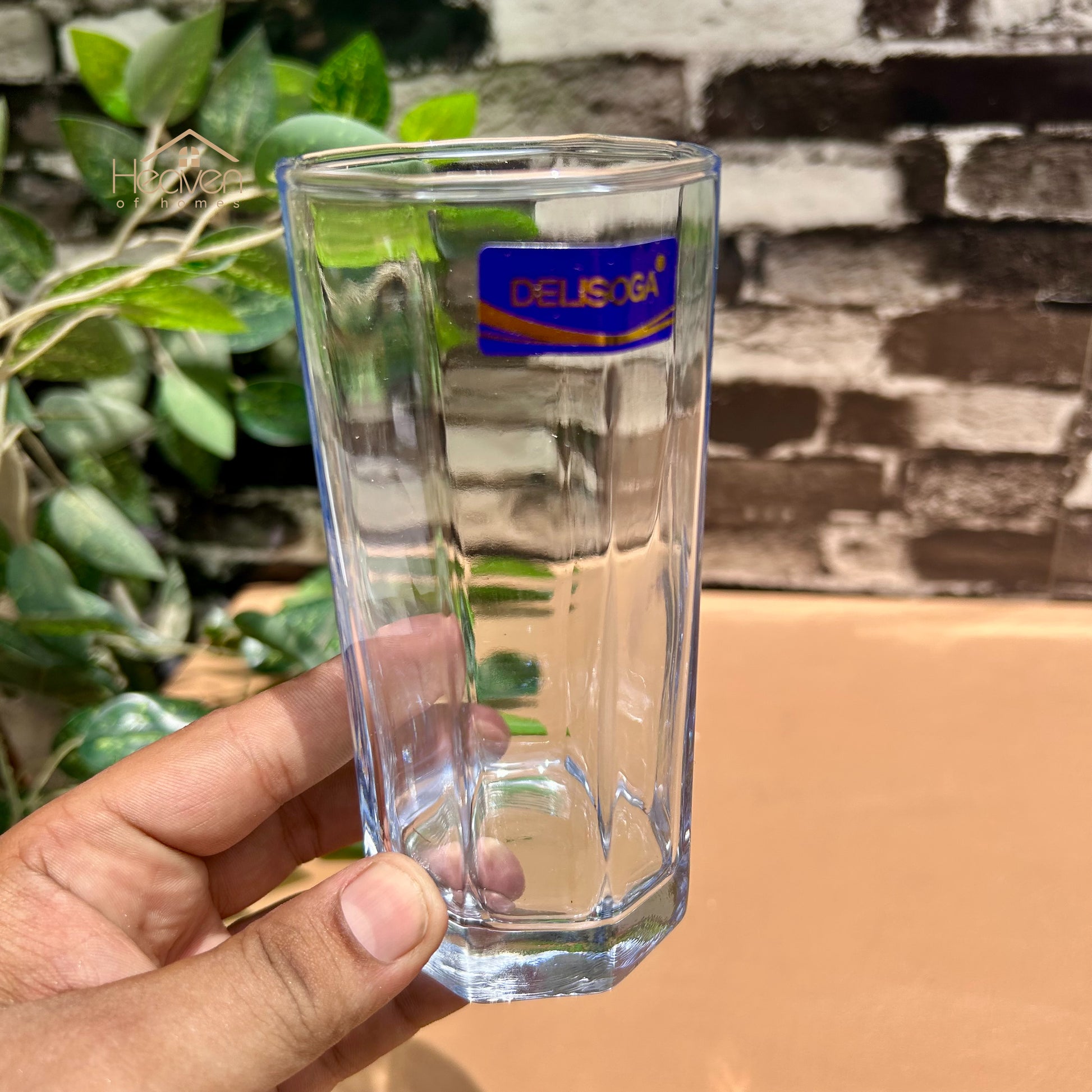 Delisoga® 7-Piece Clear Glass Water Set – 320ml Transparent Carafe with Long Drinking Glasses - LP-EH1003-1-51001-2/L7HB - Heaven of homes - Sale Pakistan