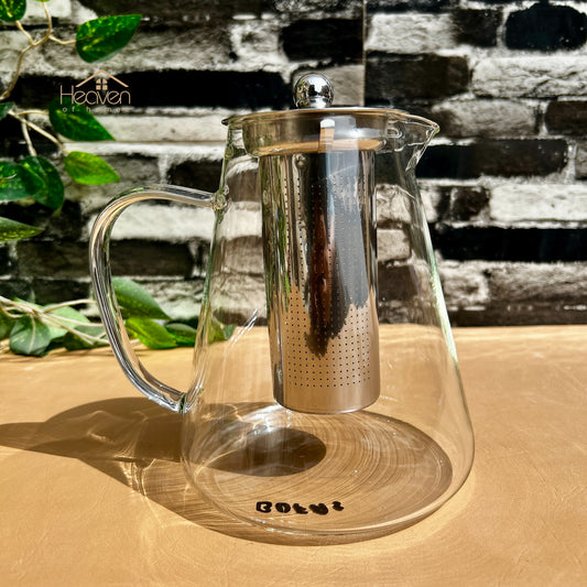 Heaven® Glass Stovetop Kettle – Heat-Resistant Tea & Water Boiling Kettle for Kitchen