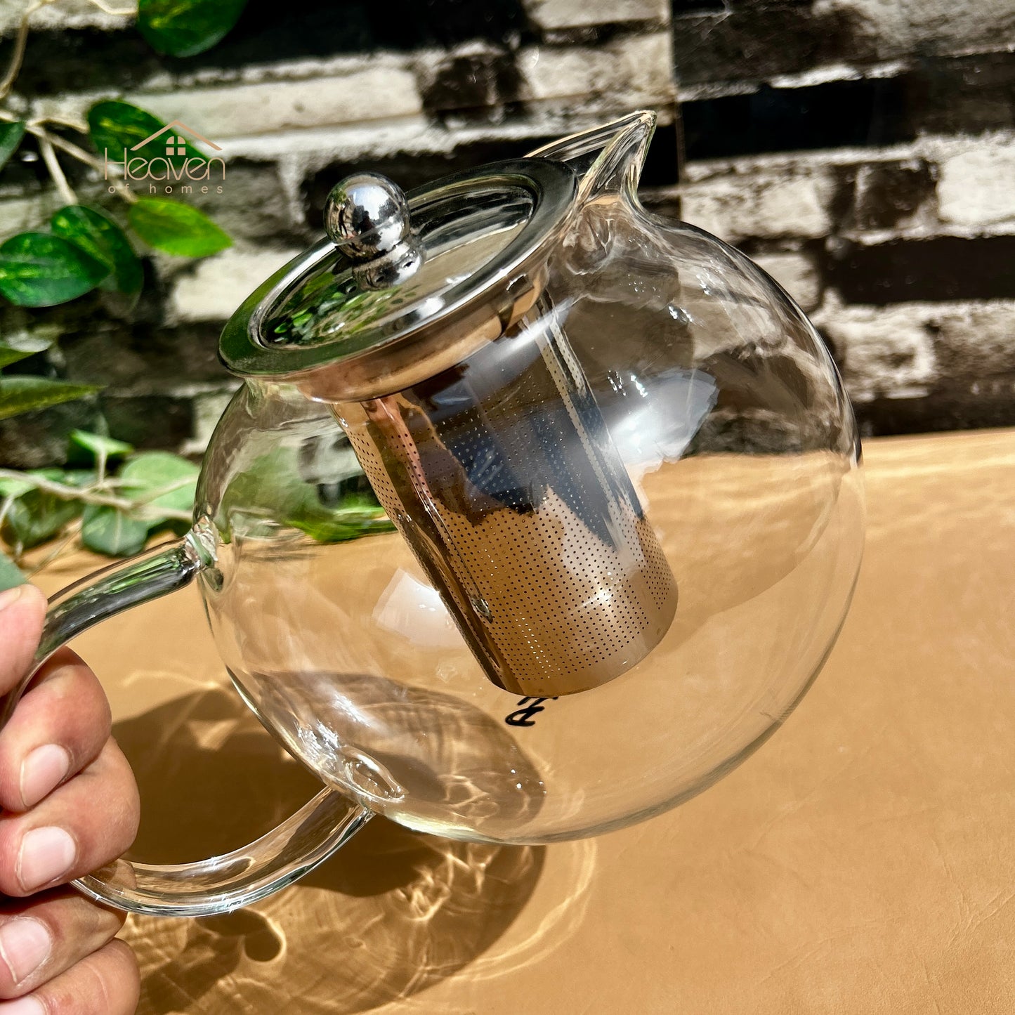 Heaven® Glass Stovetop Kettle – Heat-Resistant Tea & Water Boiling Kettle for Kitchen