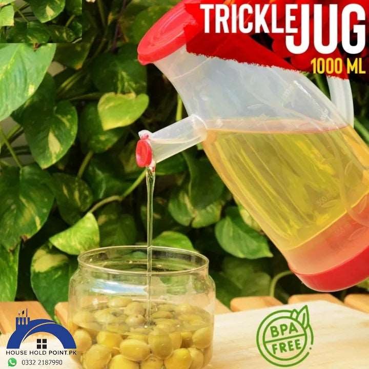 Oil Jug Plastic 1000 ML - Heaven of homes - Sale Pakistan