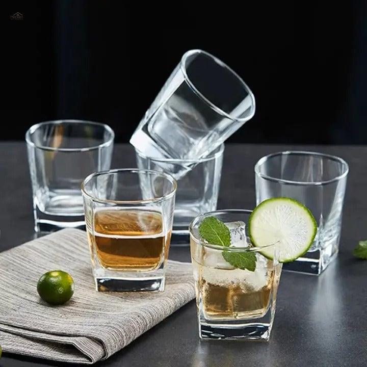 Delisoga® 290 ml Transparent Elegance Drinking Glasses 290 ml of Pure Style and Class - Heaven of homes