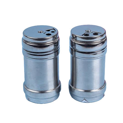 Heaven Set of 2 Stainless Steel Salt & Pepper Shakers – Durable Kitchen Spice Dispensers