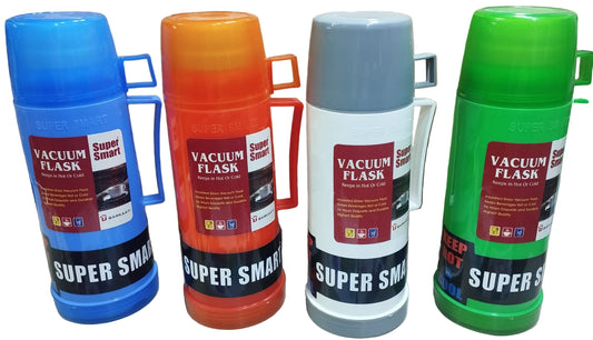 Insulated 500 ML Glass Vacuum Flask – Double-Walled Thermal Bottle for Hot & Cold Drinks