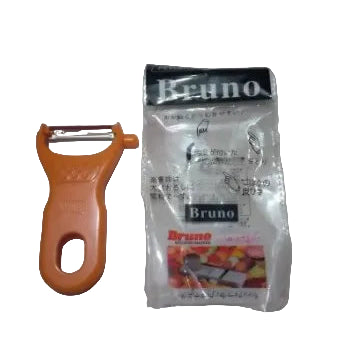 Pack of 2 Original Bruno Potato & Vegetable Peeler – Sharp Stainless Steel Blade with Ergonomic Handle