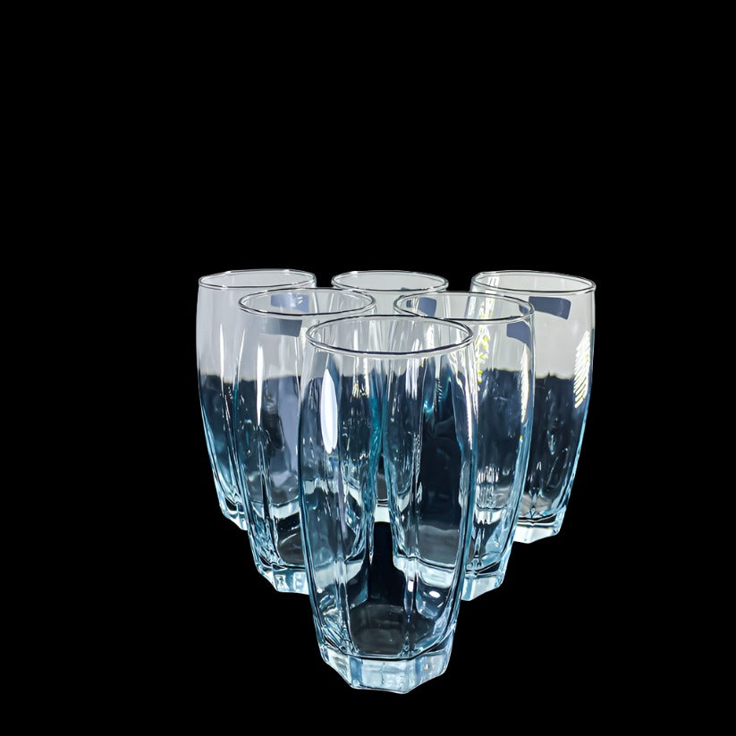 Delisoga® 365 ml Transparent Elegance Drinking Glasses 365ml of Pure Style and Practicality - Heaven of homes