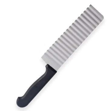 Stainless Steel Wavy Crinkle Cutter – Wavy Knife for French Fries, Vegetables & Fruits - Heaven of homes - Sale Pakistan