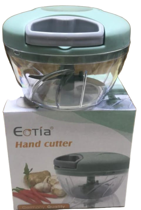 Manual Spin Chopper – Hand-Powered Food Processor for Vegetables & Herbs