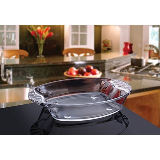 Primex Oven Dish Transparent Baking Dish Clear Glass Shatter Proof Dish - Heaven of homes