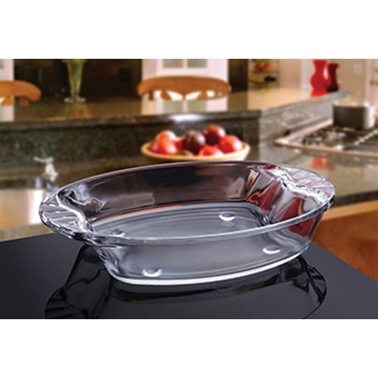 Primex Oven Dish Transparent Baking Dish Clear Glass Shatter Proof Dish - Heaven of homes