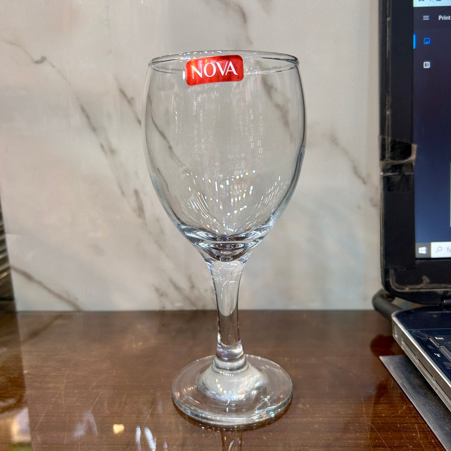 Nova® 6-piece Transparent Vine Glass Drinking Glasses – For Home & Dining Imperial 280 ML